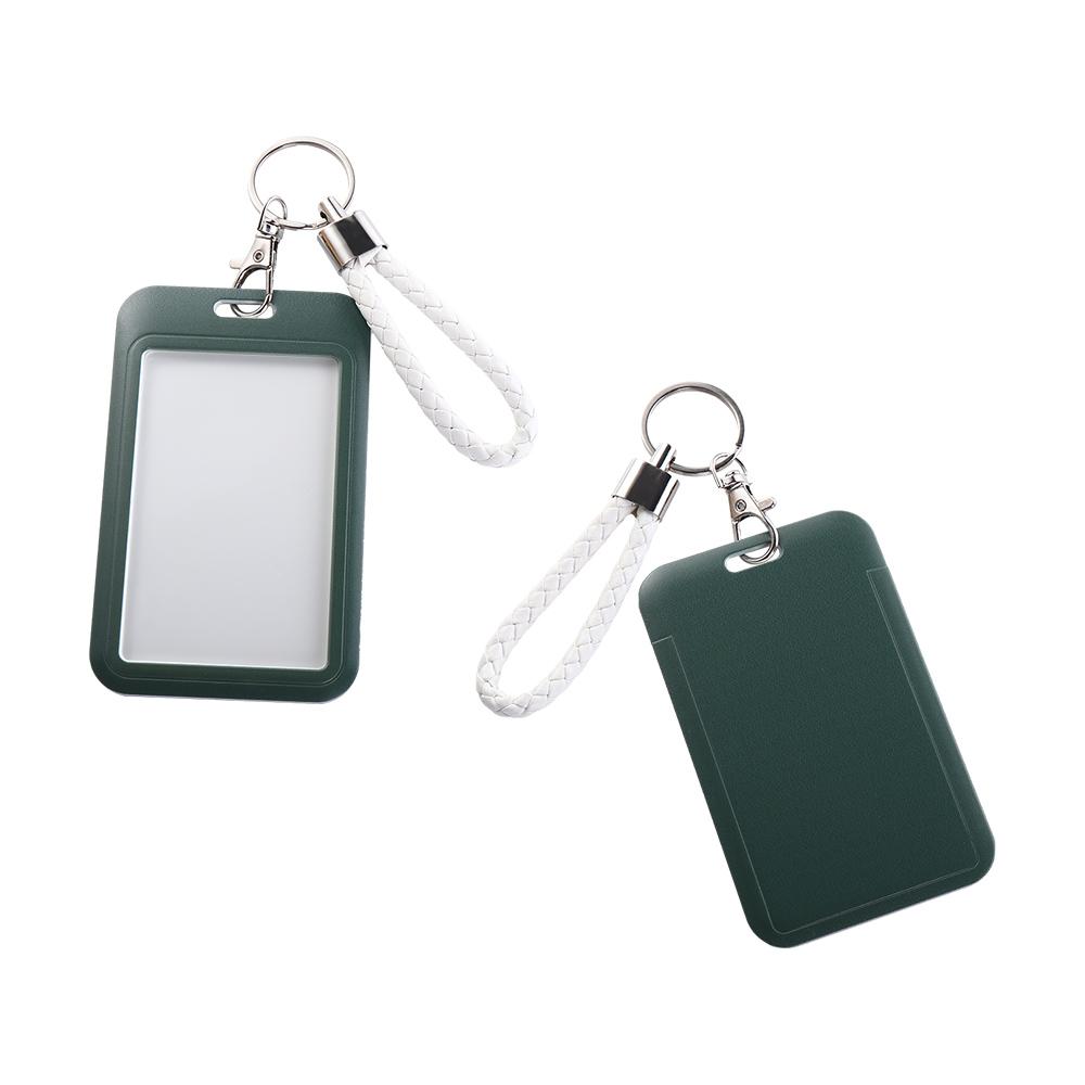 Men School Supplies Work Card Key Chain Business Credit Card ID Card Holders Bus Card Cover Badge Holders ID Card Protective