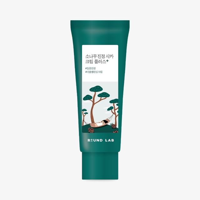 ROUND LAB Успокаивающий крем с экстрактом центеллы азиатской (Pine Calming Cica Cream Plus) 60ml
