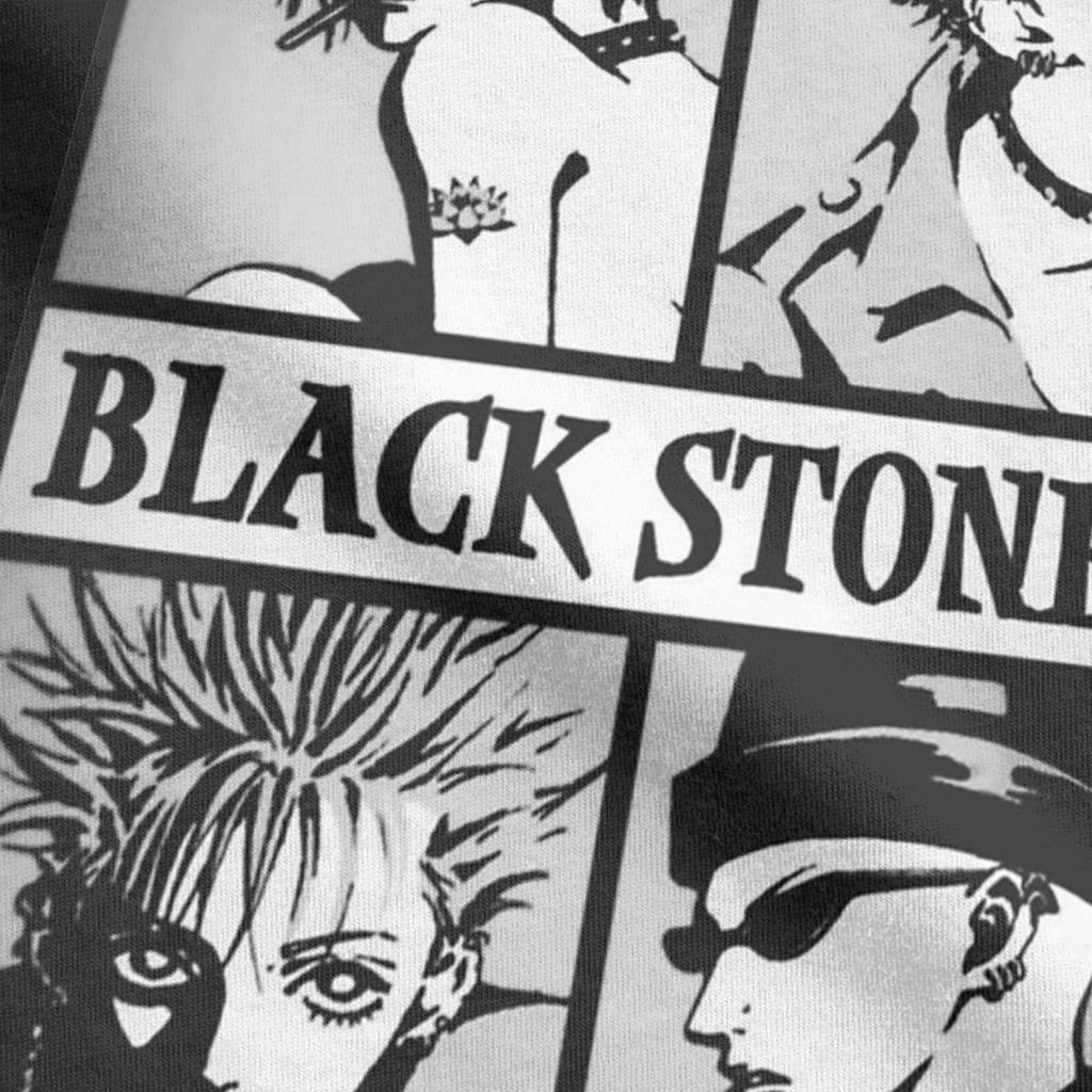 Nana Osaki Anime Black Stones T-Shirts für Herren Baumwolle Einzigartige T-Shirts Rundhals T-Shirts Kurzarm Oberteile Geschenkidee