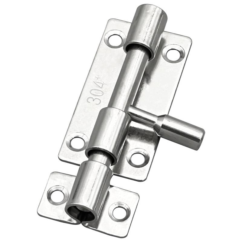 304 Stainless Steel Door Bolt Latch - Anti-theft, Surface Mounted for Wooden Doors and Windows