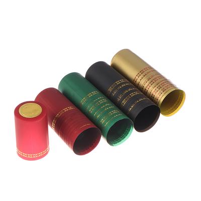 10 Stück Schrumpfschlauch PVC Weinflaschenhülle Luftdichte Schrumpffolie Heimbarzubehör Heizschrumpfkapseln PVC Flaschenkappe