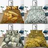 Luxury 3D Dollar Coin Bullion Bedding Set, Soft Pressure Duvet Cover for Adult Kids, King Queen Twin Full Single Size