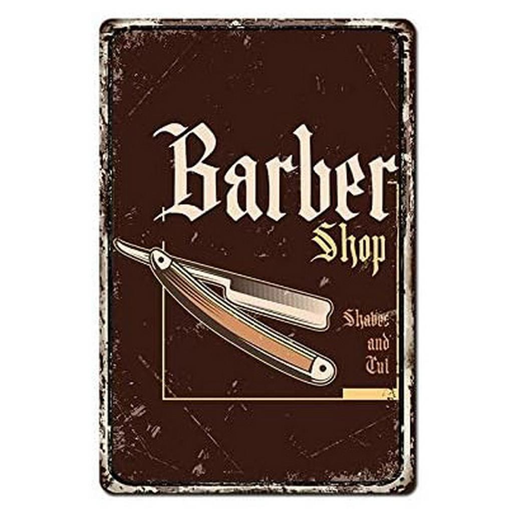 Good Haircut Metal Tin Signs Plaque Wall Decoration Vintage Art Posters Iron Painting for Man Cave Home Cafe Garden Club Bar