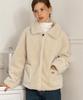 Ourhope Eileen Shearling Fur Jacket - Ivory
