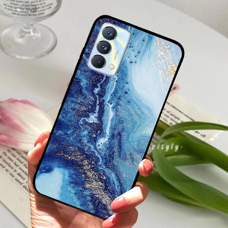 For cover Realme GT Master Case Edition Animal Cartoon Soft Silicone Funda for Realme GT Master Explorer Phone Cover Black Coque