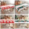 Disposable Christmas Table Cover 180x108cm Xmas Decoration Christmas Tablecloth  Party Supply