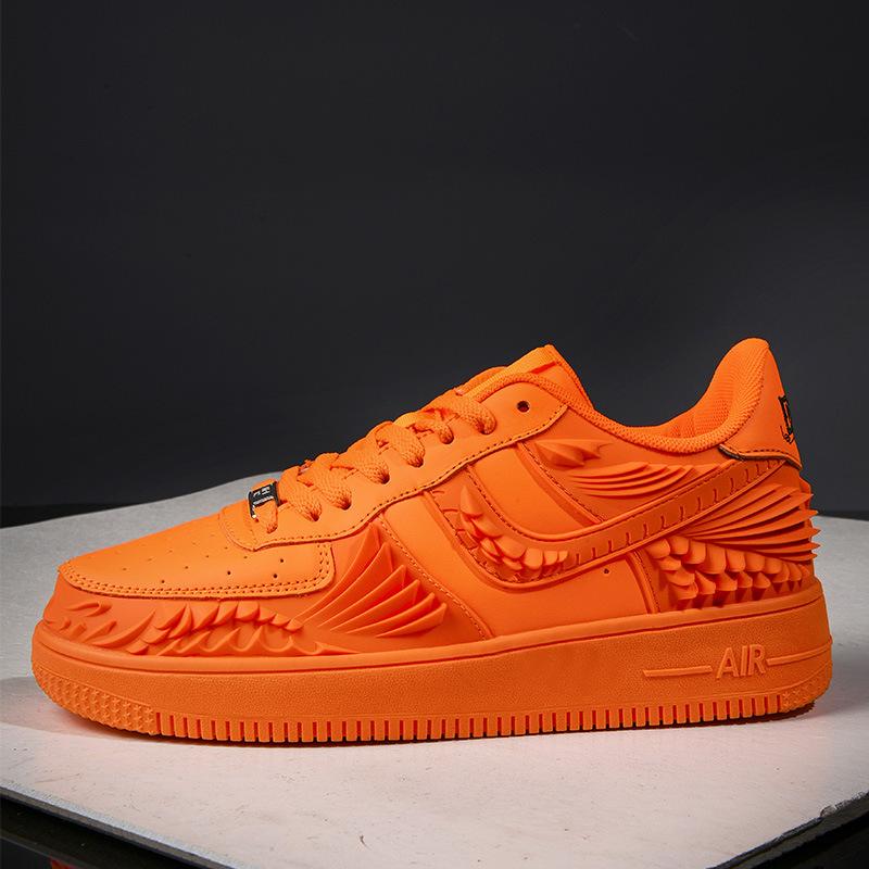 

Флуоресцентно-зеленые взрывные мужские кроссовки весна aj чешуя дракона ins повседневные спортивные кроссовки air force one толстая подошва 45