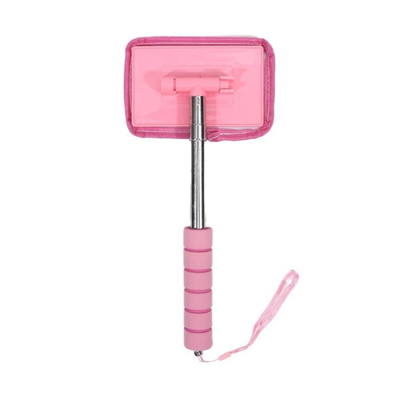 Telescopic Handheld Automotive Windshield Cleaner With Adjustable Length Stainless Plastic Wiper Tool For Universal Use
