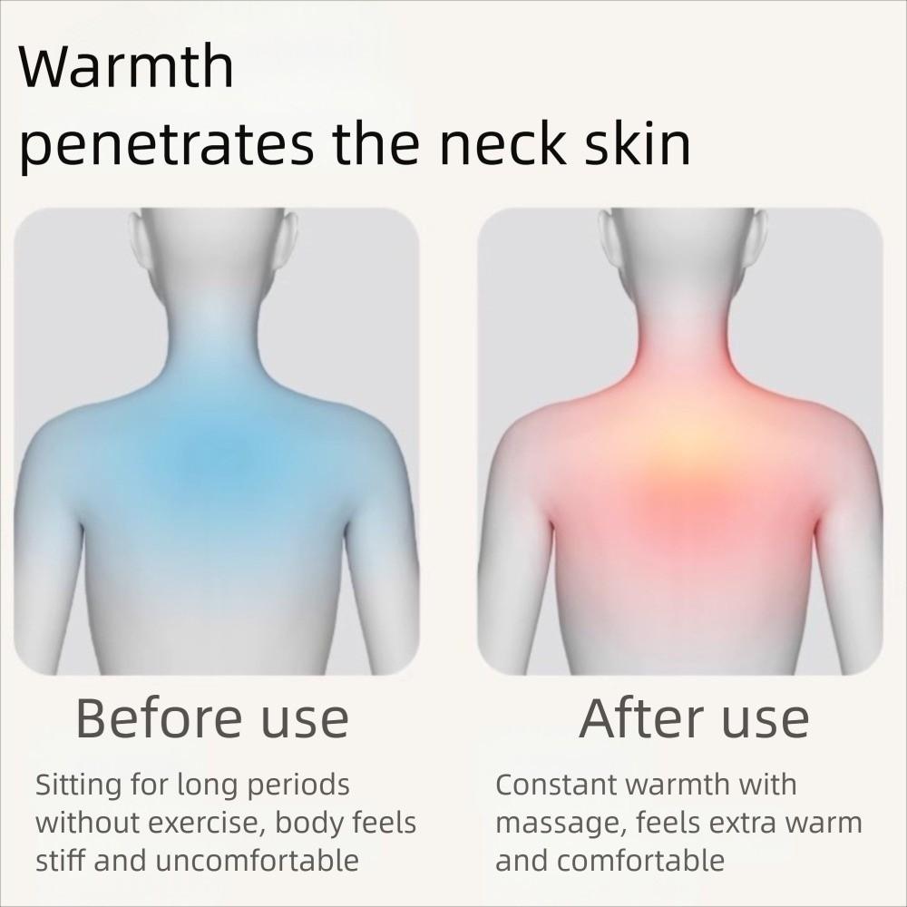 Portable Neck Shoulder Massager Electric Kneading Massage Shawl Cordless Massage Pillow  Fitness