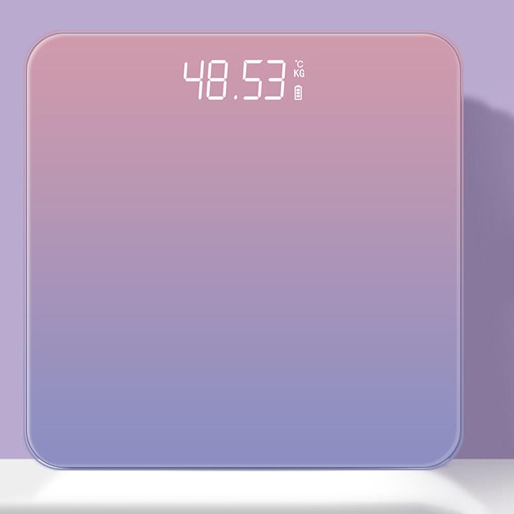 

Интеллектуальный светодиодный дисплей электронные весы USB зарядка домашний фитнес взвешивание помощник домашний мониторинг здоровья для XIAOMI Lenovo фиолетовый