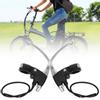 1Pair Electric Bicycle Universal Brake Lever All Aluminum Short Wire Handle Left and Right