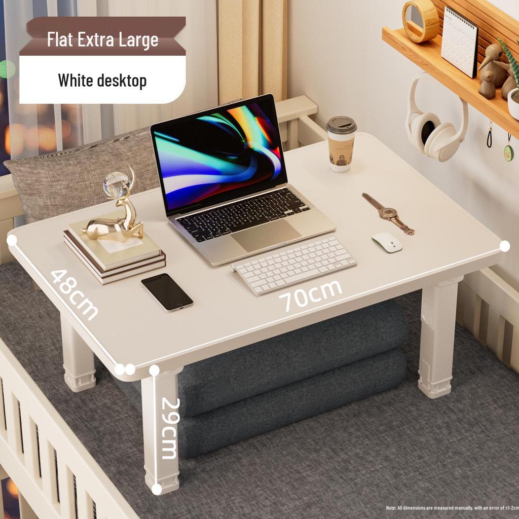 Folding Bedside Laptop Desk: Bay Window & Dorm Use