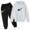 Kids Autumn Winter Hoodie Boy Girl 3-13Yrs Letter Print Clothing Casual Top+Trousers 2P Child Gift Brand Sports Coat Jogging Set