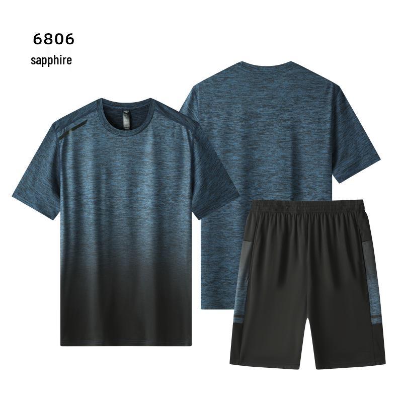 Unisex Quick-Dry Sports Set: Short Sleeve T-Shirt for Running, Basketball, and Casual Wear