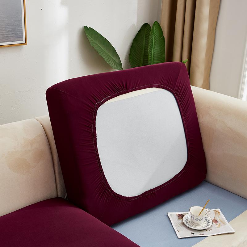 Solidastic Seat Cushion Cover Stretch Sofa Covers For Living Room Furniture Protector Sofa Slipcover Couch Cover Removable