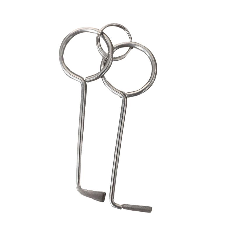 Nouzový klíč na dveře ložnice/koupelny Kompatibilní s vnitřními pákami a knoflíky Zámek dveří Univerzální klíč na otevírání