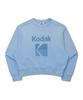 KODAK Flash Blur Washing Sweatshirt Women'S Blue