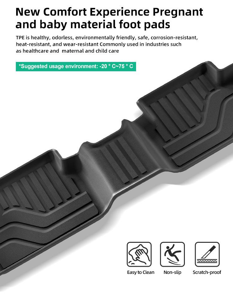 Compatible TPE Floor and Trunk Mats for Nissan Kicks '25 Models