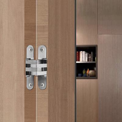 4Pcs Sturdy Cross Hinge High Adaptability Door Hardware Concealed Cross Door Hinge
