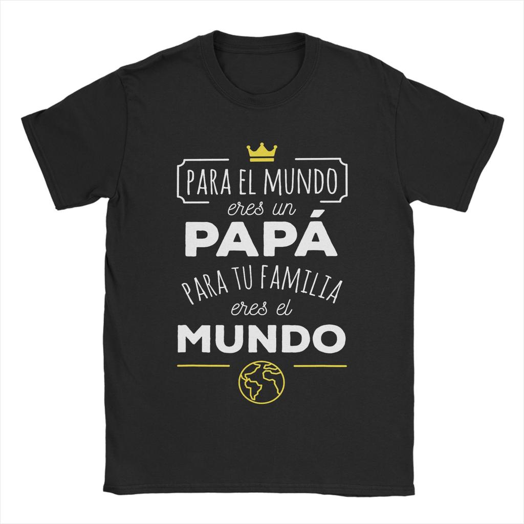 Funny Fathers Day Dad Gifts Outfit Men Women T Shirts Pure Cotton Tee Fashion Tshirt Clothes