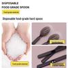 Disposable Thickened Long Handle Plastic Soup Spoons