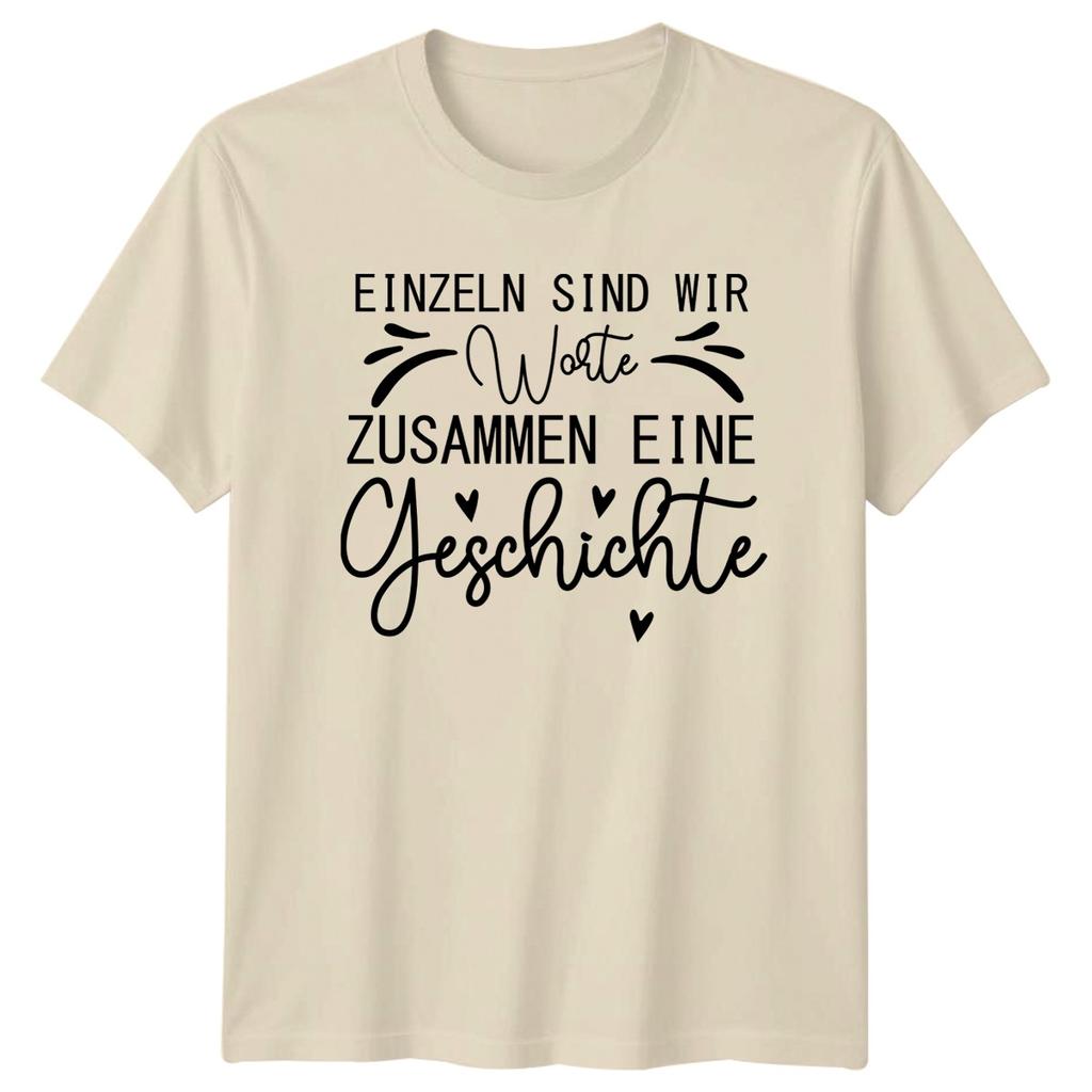Einzeln Sind Wir Worte ZusamUnisex TShirt Couples Relationships Anniversary Gift