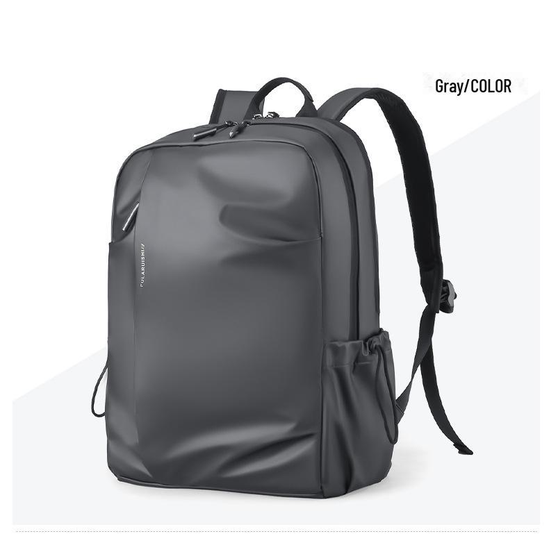 

Универсальный легкий рюкзак для студентов и туристов: Модная, повседневная и деловая сумка для компьютера серый