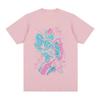 Anime JoJo Bizarre Adventure Jotaro Kujo Unisexga T Shirts Unisexs Clothing Casual Harajuku Cotton Short Sleeves Tshirts Streetwear