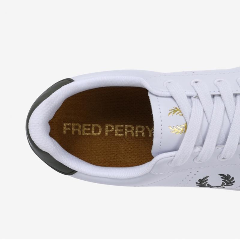 Fred Perry Men S Leather ShoeS B721 Leather Sfpu2436312 W20