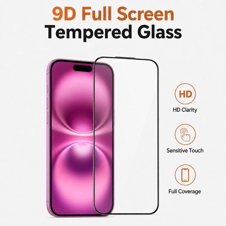 25pcs High Aluminum 380 Glue Silk Screen Printed Tempered Glass Film