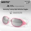Prescription Anti-Fog Waterproof Unisex Swim Goggles for Adults