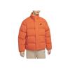 Nike Logo Full-Zip Stand Collar Long Sleeve Jacket Men Jackets Orange FB7855-893