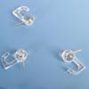 Creative Transparent Hook Thumbtacks for DIY Cork Board and Photo Wall Decorations
