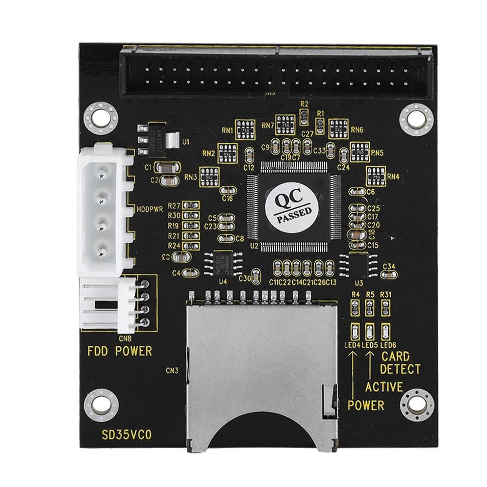 SD To 2.5 Inch IDE 44Pins SSD Memory Card 44Pins SD To 3.5 Inch IDE Expansion Card 5V Memory Expansion Card for Laptop Tablet