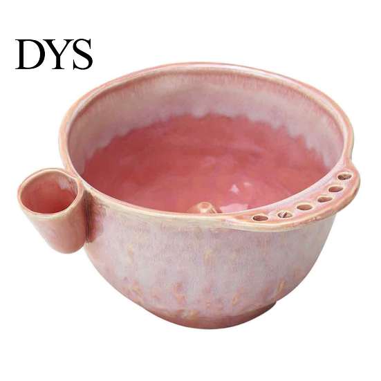 Escurridor Rápido para Frutas y Verduras Cerámica con Diseño de Remolino de Bayas, Colador de Frutas Auto Giratorio con Recipiente Filtrante Integrado y Agujeros de Drenaje, Preparación de Cocina