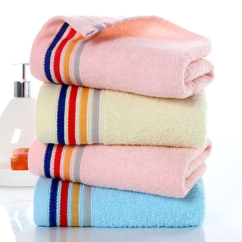 

2Pcs Luxury Bath Towel Cotton Shower Towels Dry Hair Towel Sports Towel Household
