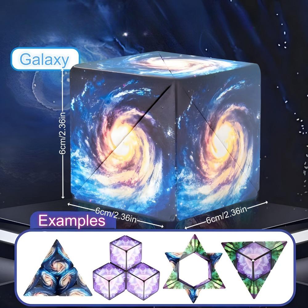 

Бесконечный магнитный куб 3D трехмерный геометрический куб детские упражнения на мышление развивающие игрушки D