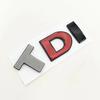 AABIN1 3D ABS Black Logo TDI Emblem Letters Car Rear Trunk Badge Sticker for VW Volkswagen Polo Golf 4 5 6 7 Touran Passat Accessories