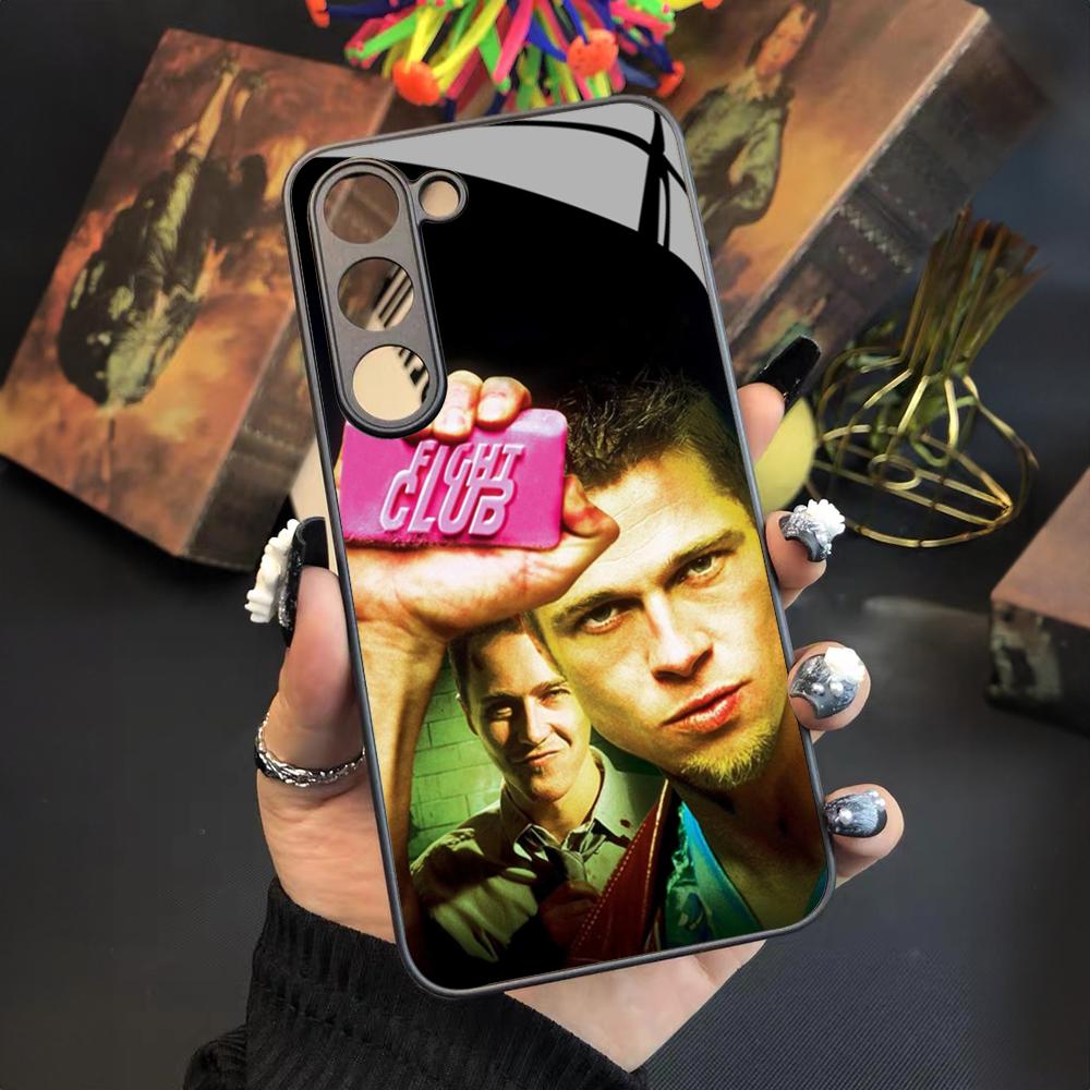 Fight Club Movie Phone Case For Samsung Galaxy S26 S25 S24 S23 S22 S20 S21 Ultra Plus Fe Colored Silver Cover