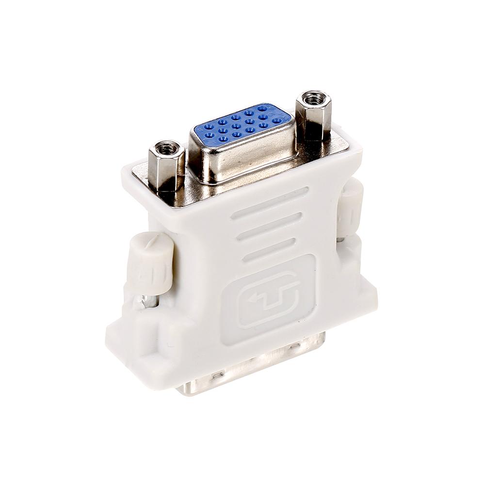 DVI to VGA Adapter DVI(24+1) Male to VGA Female Adapter Converter for Desktop Computer Laptop Monitor Projector