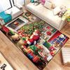 Christmas Santa Claus Carpet for Living Room Decor Sofa Table Large Area Rugs Hallway Balcony Mat Bedroom Anti-slip Floor Mat