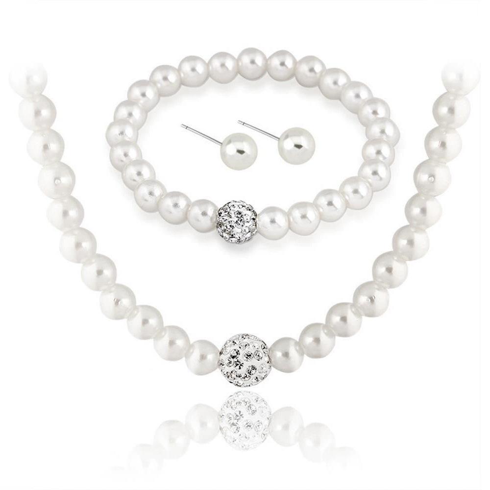 

Bridal wedding jewelry set creative personality hot foreign trade models