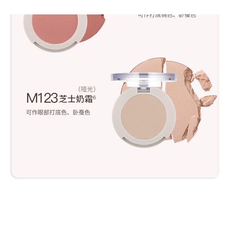 UNNY CLUB - Matte / Pearlescent Single Eyeshadow - 4 Colors