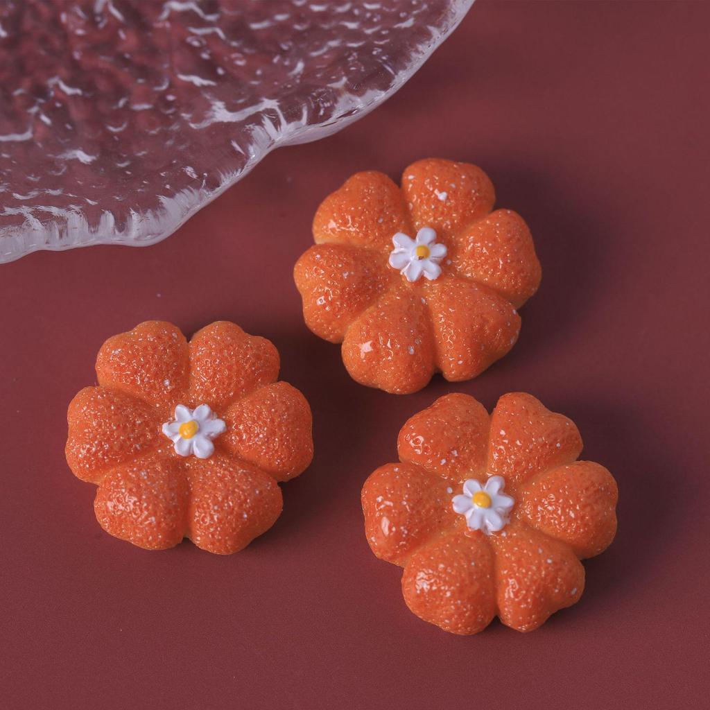 Childlike DIY Cream Bread Cake Keychain Pendant - Resin Craft Accessories