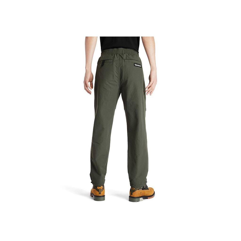 Timberland Solid Color Stretch Breathable Casual Pants Men Bottoms Army-Green A2AFK-A58