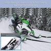 Snowmobile Motorcycle Car Vehicle Boat-Tow Rope Strap with Hooks Emergency Heavy Duty Hauling Pulling Line Road Recovery