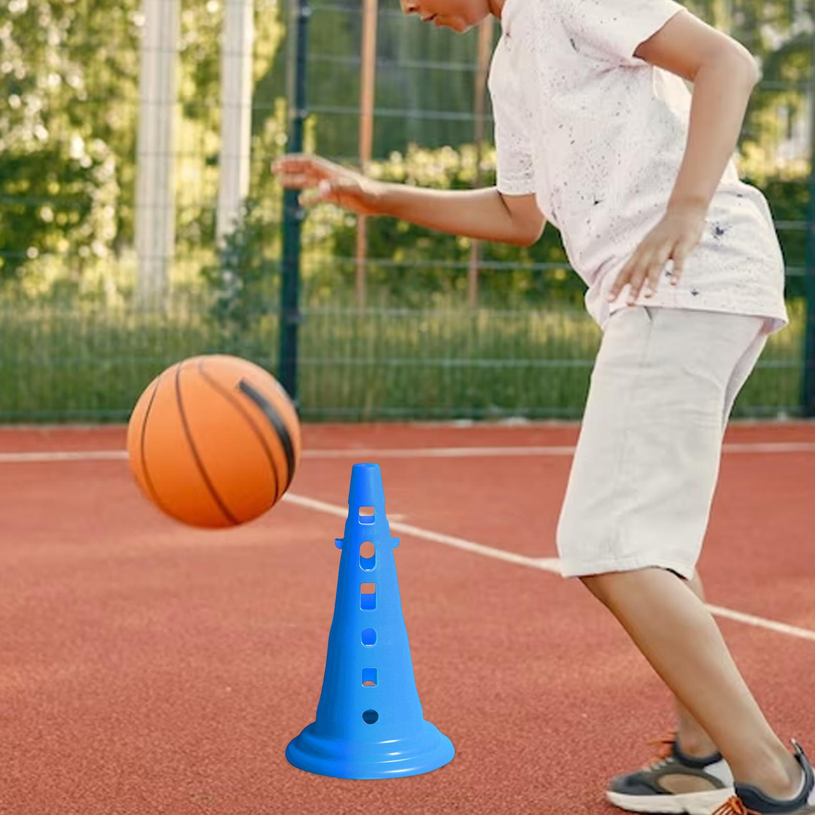 Soccer Cones Agility Field Marker Cone for Sports Training, , Outdoor Activity, Construction Themed 50cm