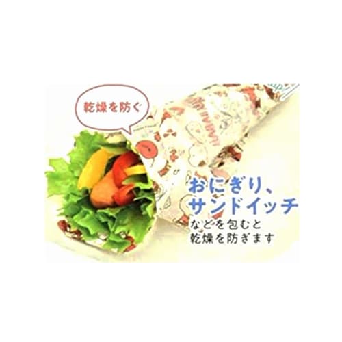 Sunnap Wax Paper, Snoopy Retro Pattern, 10 Sheets, Made in Japan, 21.8cm Wide x 25cm Deep, Sheet Type