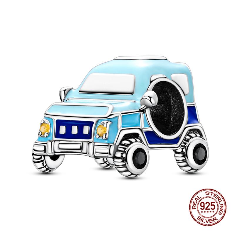 Charms Copper Off-Road Vehicle Series Charms Beads Fit 3Mm Original Bracelet Women Pendant Bead Diy Jewelry Gifts
