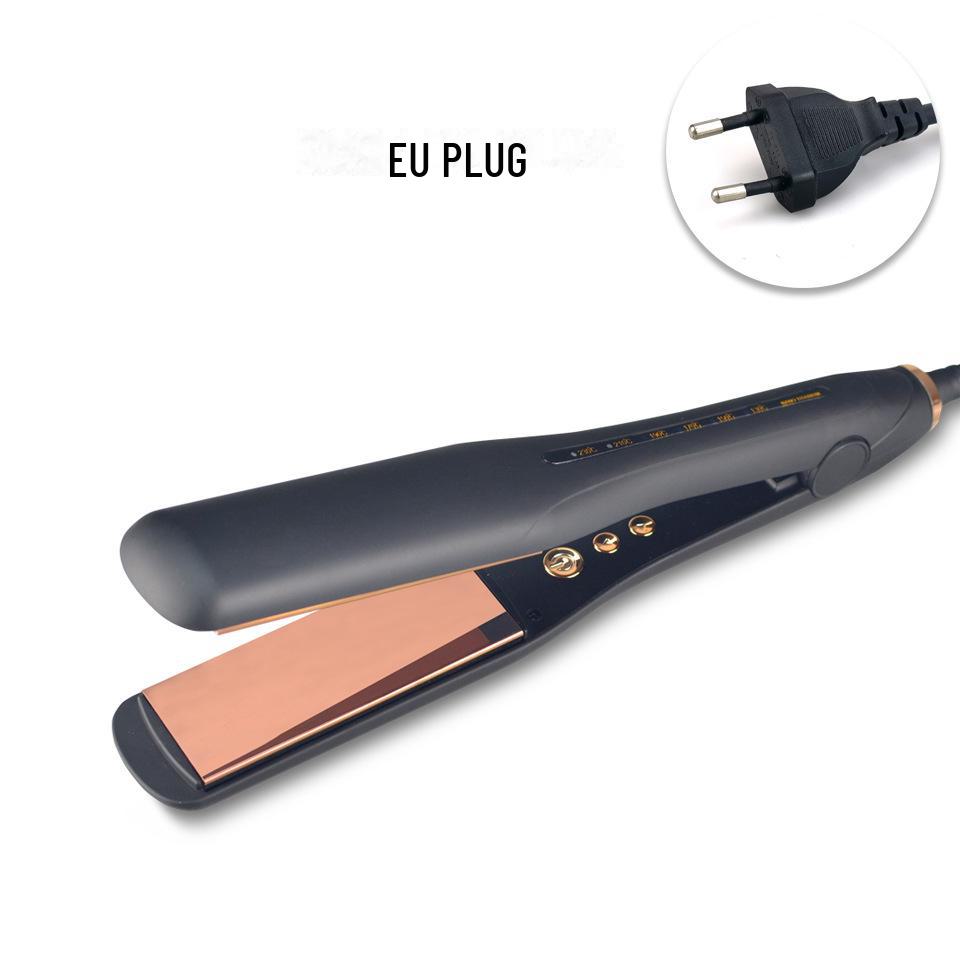 Dual-Purpose Temperature-Adjustable Hair Straightener for Men: Ion Perm & Styling Tool
